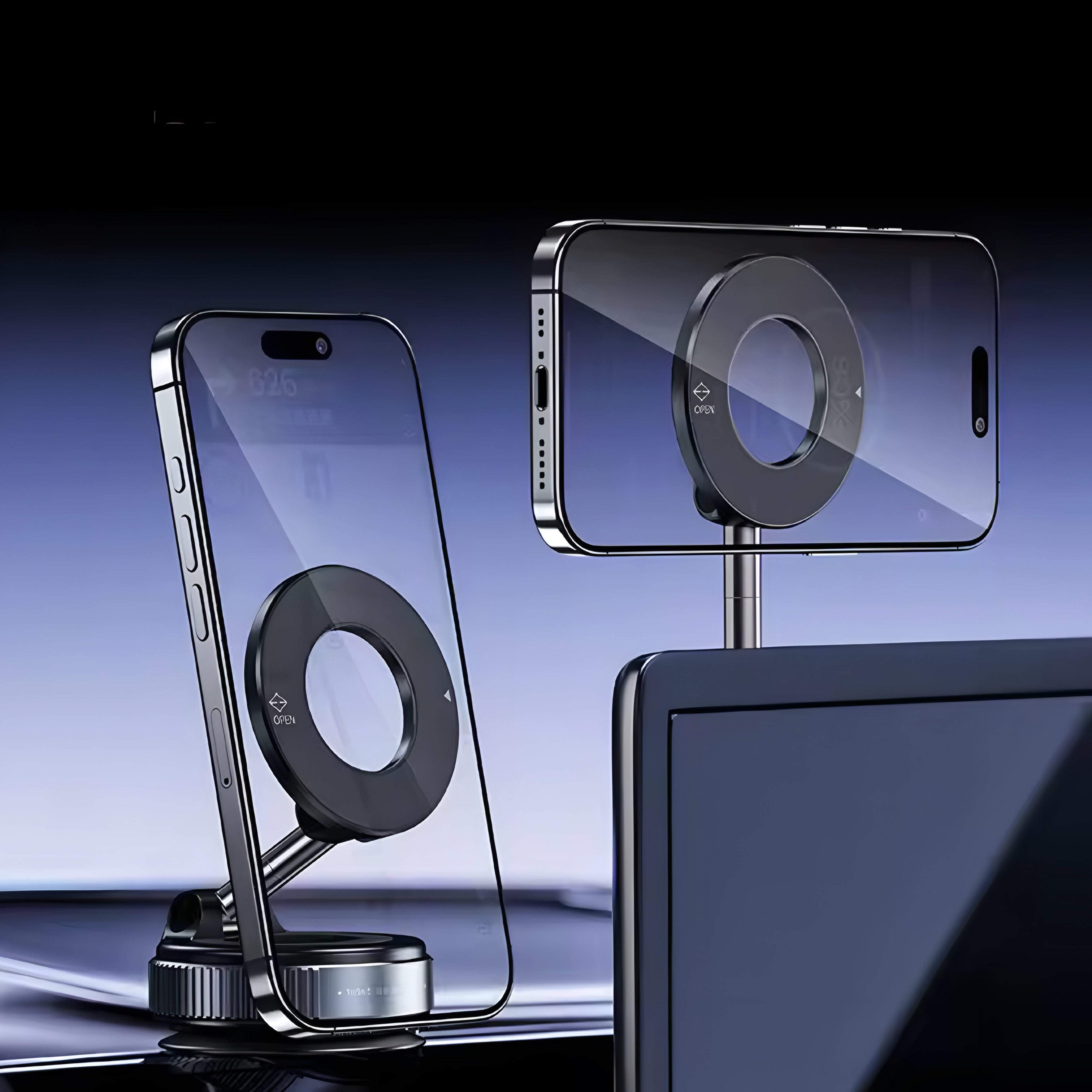 Supporto Auto Magnetico per Smartphone – Sicuro, Regolabile e Salvaspazio