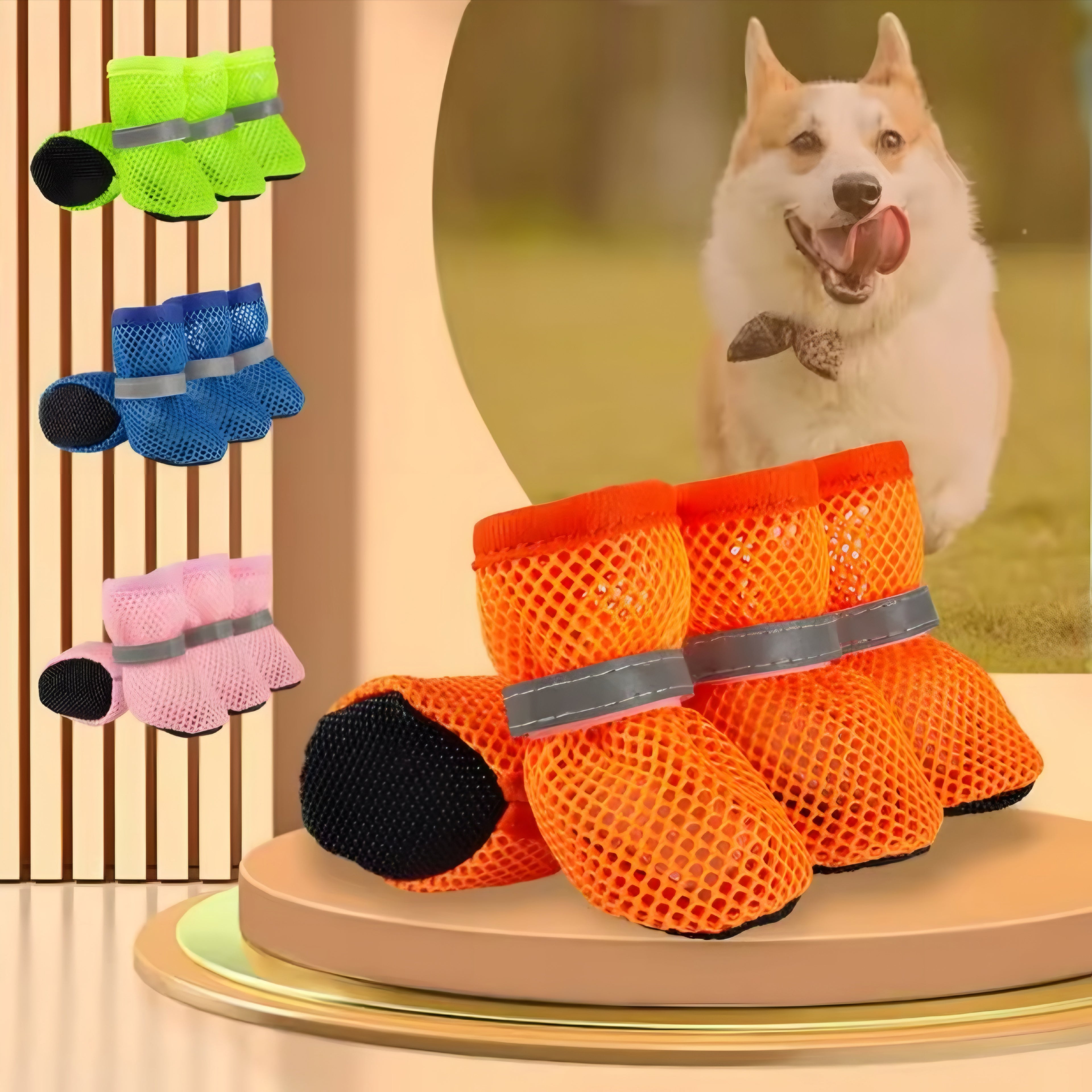 Scarpe Traspiranti per Cani – Proteggi le Zampette con Stile 🐾