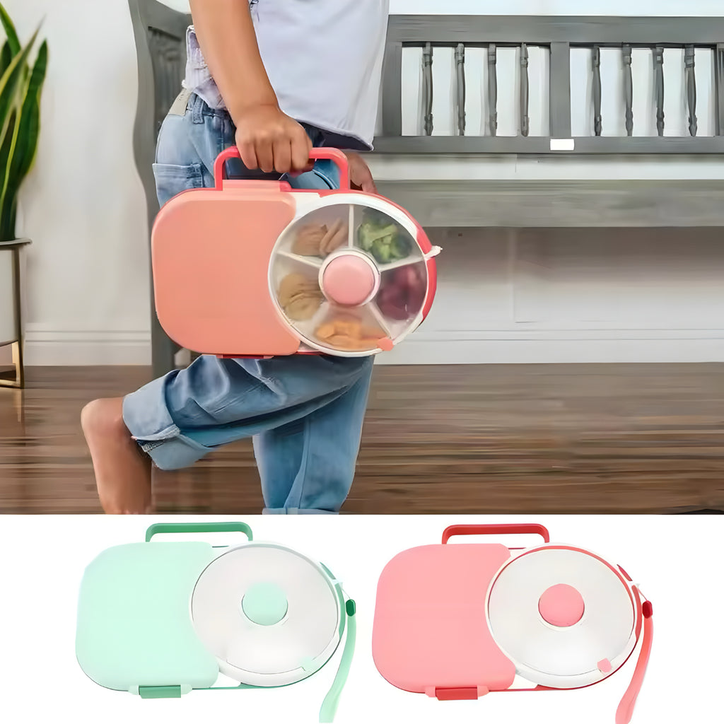 Lunch Box Rotante per Bambini – Mangiare Diventa un Gioco!