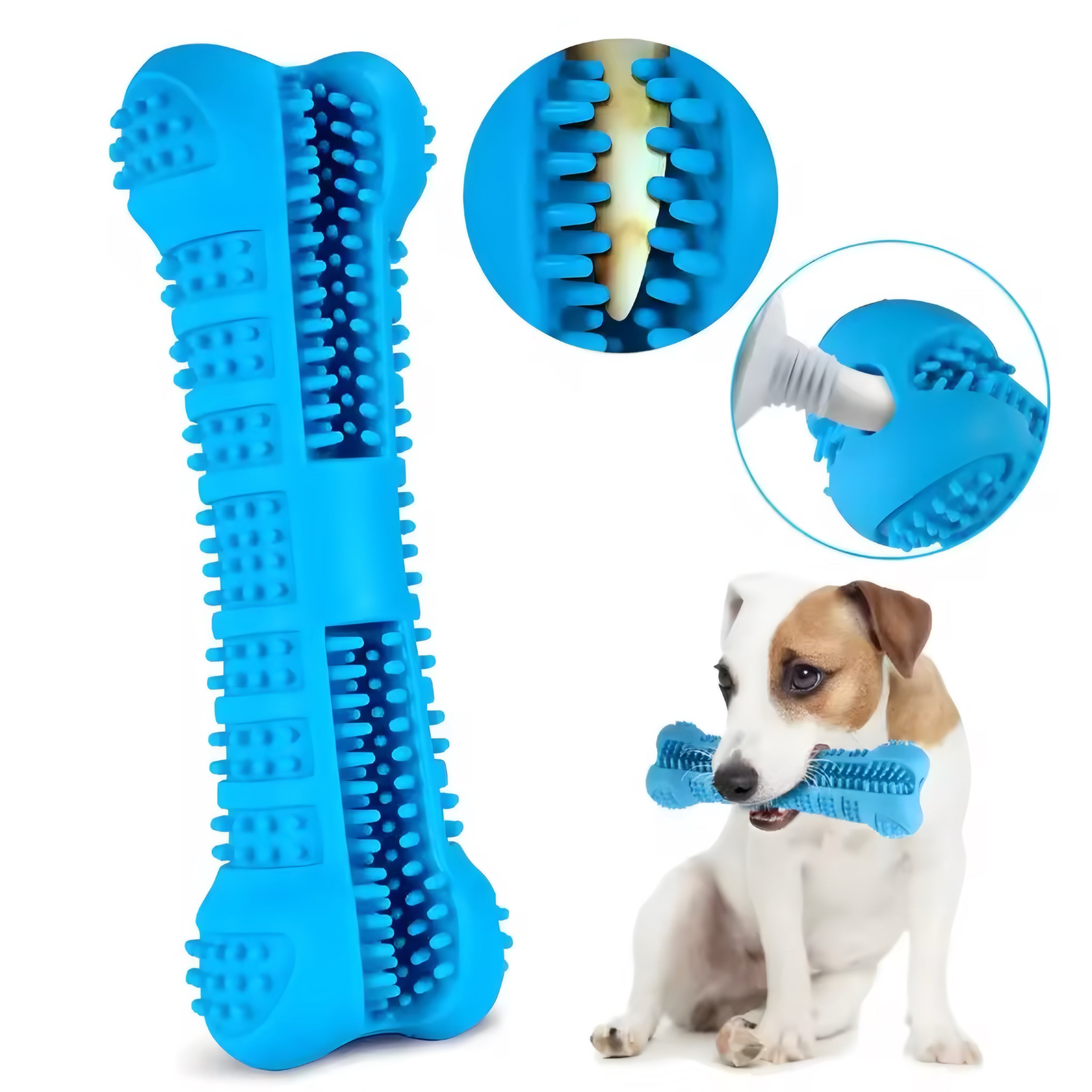 Spazzolino da Masticare 360° per Cani – Pulizia Dentale Divertente e Sicura